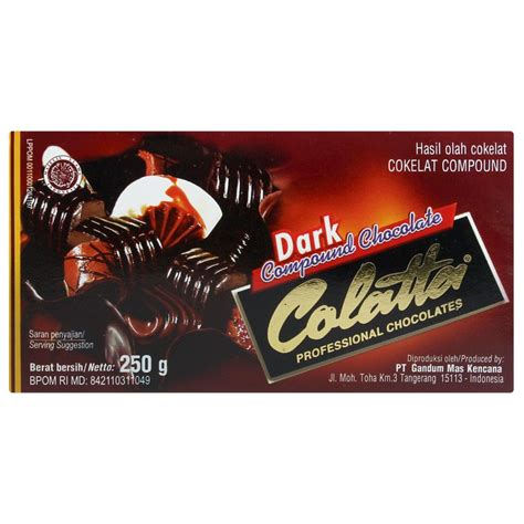 Kek marble red velvet double coklat yang moist red velvet cake mydapur panas. COLATTA DARK COMPOUND 250GR - COKLAT KOMPON DARK PEKAT - CHOCOLATE BLOCK - COKELAT MASAK - DCC ...