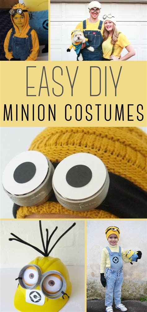 DIY Minion Costumes Moms And Crafters