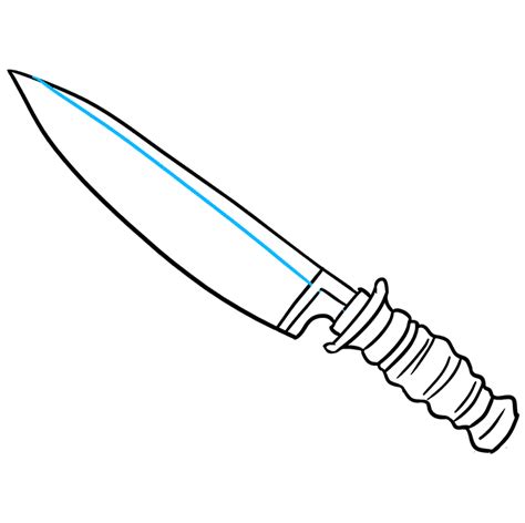 How To Draw A Knife Really Easy Drawing Tutorial