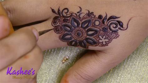 Wedding 2020 karva chauth special designer mehndi design easy flower mehndi design for back hands. Kashee's Signature Mehndi - YouTube