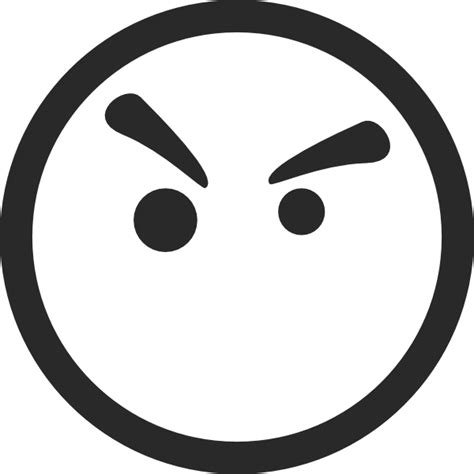 Sad Angry Face Clipart Best