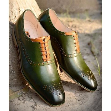√ Army Green Dress Shoes Leutgard
