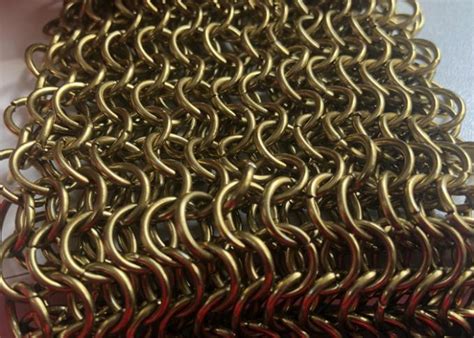 Anping country sanqiang metal wire mesh products co.,ltd.(original anping donghuiwo after many years of development,sanqiang has become one of the. Different Color Chain Mail Wire Mesh Stainless Steel Ring ...