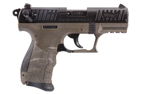 Walther P22 22lr Rimfire Pistol With Fde Finish Ca Approved