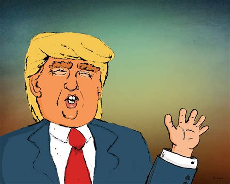 Free Donald Trump Illustration Clipart Cartoon