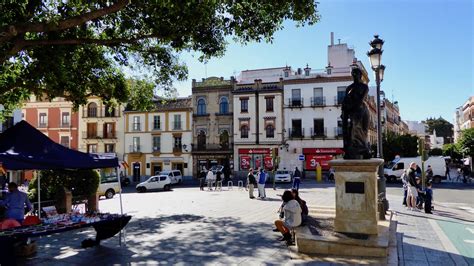 Plaza Del Altozano Sevilla Spanien Motorrad Reisen Und Touren