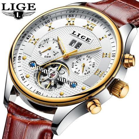 Lige Men Watches Top Luxury Brand Fashion Sports Watches Automatic