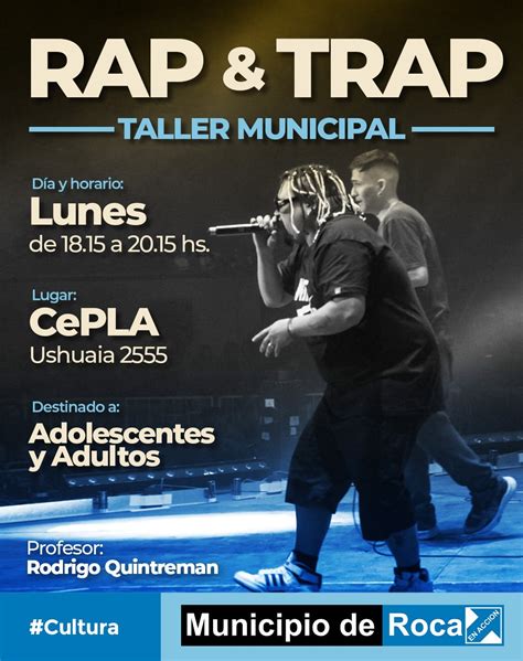 Taller De ComposiciÓn De Letras De Rap Y Trap Municipio General Roca