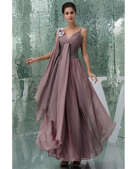 a line v neck floor length chiffon prom dress op5005 155 6