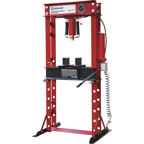 Strongway Pneumatic Shop Press With Gauge — 40 Ton Pneumatic Presses On
