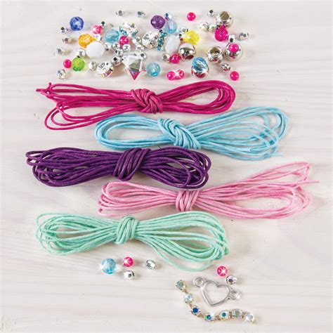 Make It Real Rainbow Bling Bracelets Diy Bead And Knot Bracelet