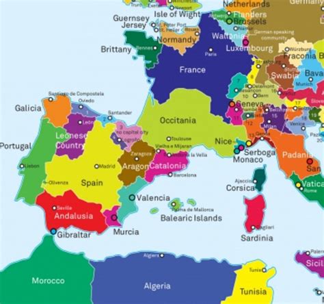 El Mapa De Europa Redibujado En Función De Las Reivindicaciones De