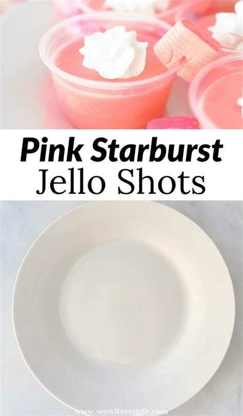 Pink Starburst Jello Shots Vegan Virgin Options [video] Recipe [video] Jello Shots