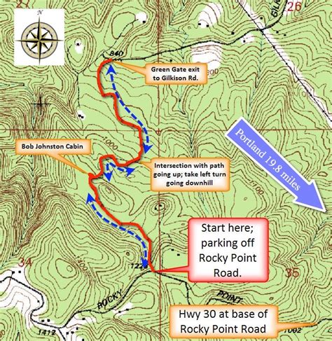 Map 2 Jackson Creek Trail Printable  Forest Hiker