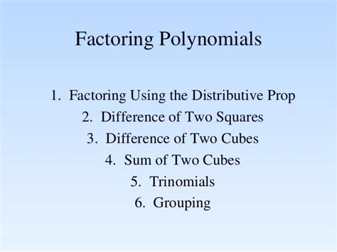 Factoring Polynomials - Factor Theorem | Problems & Solved ...