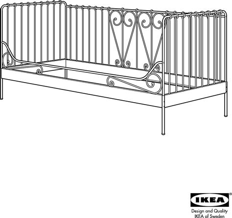 Ikea meldal bett 90x200 schwarz inkl. Ikea Meldal Shrank Assembly / Meldal Structure Divan Brun ...