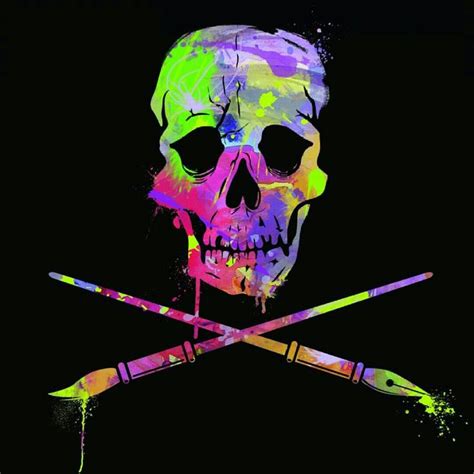 Pin By Charles Schultz On Skulls Skull Painting Skull Art Skull