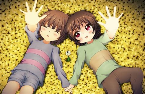 Frisk And Chara Wallpapers Wallpaper Cave
