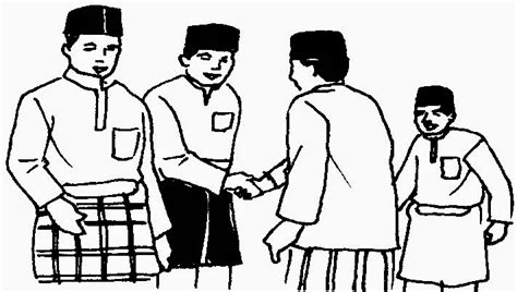 Sekitar Kawasan Sekolah Gambar Outlinemanusiagerakerja