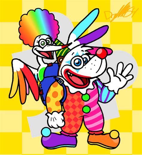 Clown Banjo And Kazooie By Captainquack64 On Deviantart