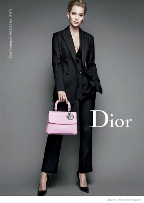Jennifer Lawrence W Be Dior Bag For Miss Dior Fall 2014 Ad Campaign