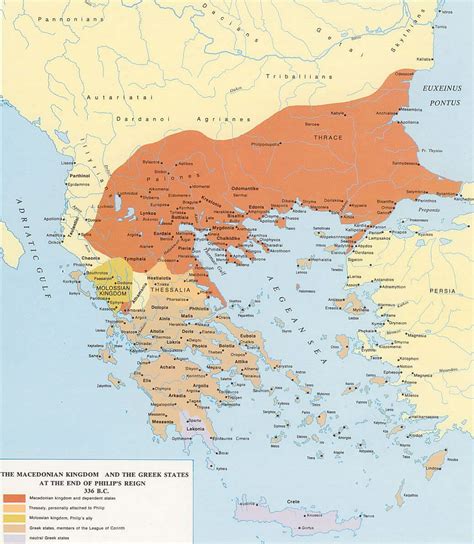 Map Of Ancient Macedonia Many Lands Would Come To Fear The Macedonians
