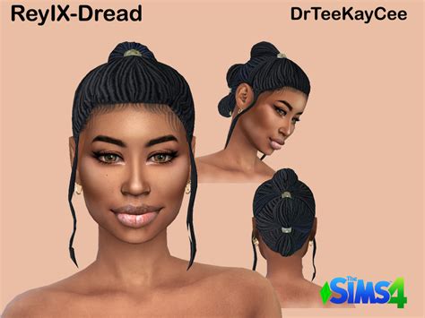 The Sims Resource Reyix Dreads By Drteekaycee Sims 4 Hairs