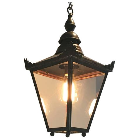 Diminutive English Copper Hanging Lantern Signed Dw Windsor At 1stdibs