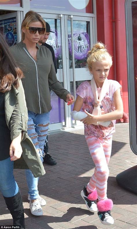 Katie Price Treats Her Daughter Princess To A Day Out At The Seaside