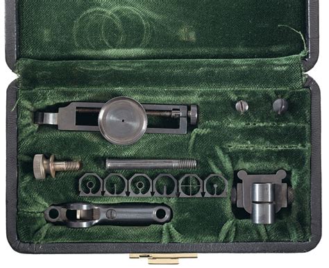 Cased Set Of Mid Range Vernier And Wind Gauge Sights Rock Island Auction