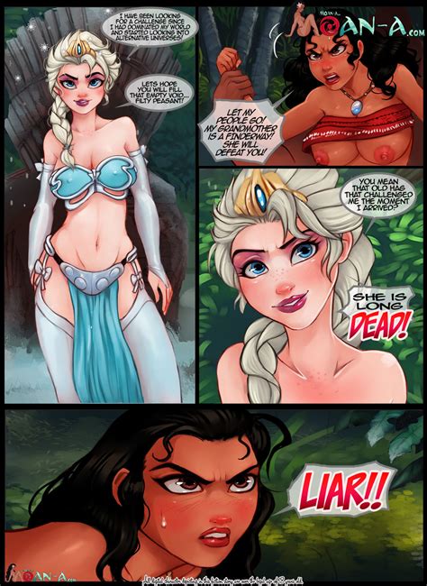 Post 2074994 Chesare Comic Crossover Elsa Frozen Moana Moanawaialiki