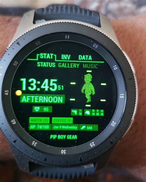 Bought The Gear S3 Instantly Turned It Into A Pip Boy Pip Boy Turn