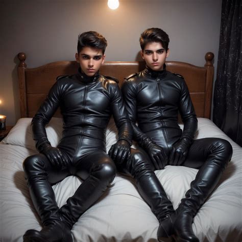 Two Beautifull Brunet Strong Boys Age Indios Age In Bl By Max Leather Playground