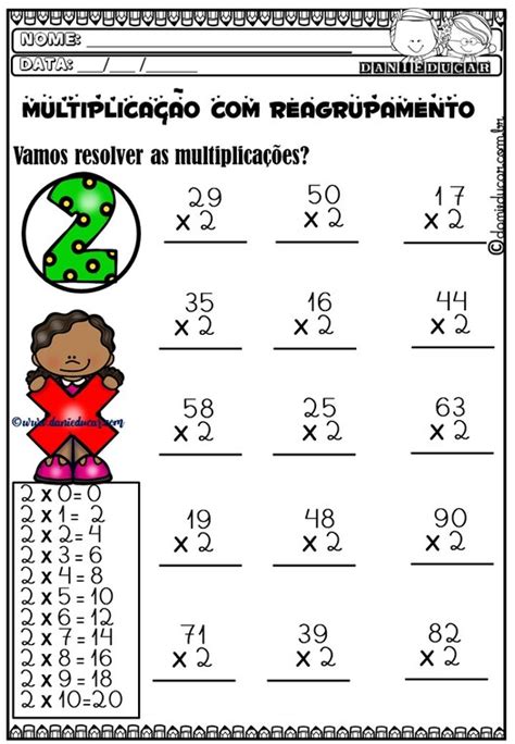 Continhas De Multiplicação