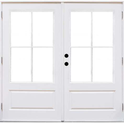 Mp Doors 72 In X 80 In Fiberglass Smooth White Right Hand Outswing