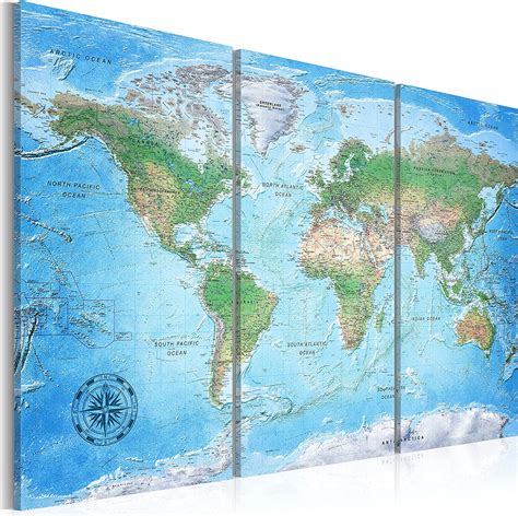 Artgeist Pinboard World Map 5314 X 3543 Cork Board