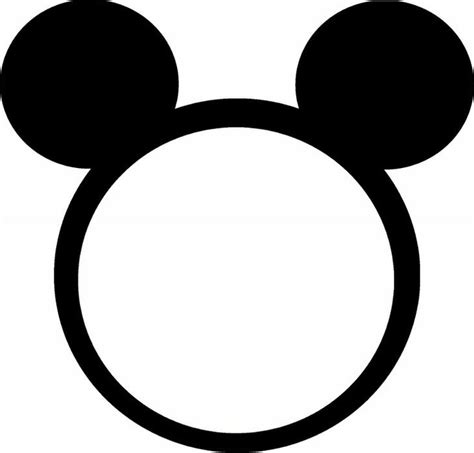 Mickey Mouse Ears Template Clipart Best