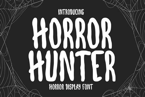 Horror Hunter Font Dfonts
