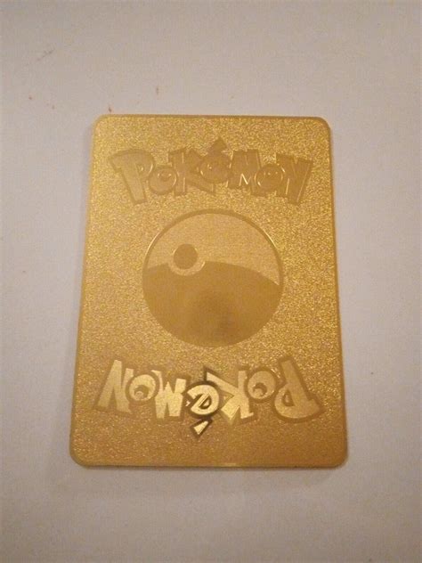 Mavin Golden Metal Rainbow Rare Charizard Vmax Fan Art Pokemon Card