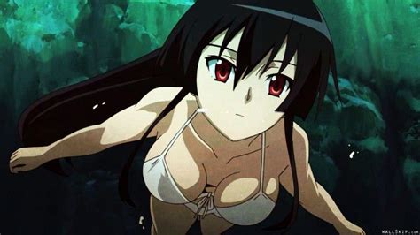 Sexy Akame Anime Girl Bikini Swimming Akame Ga Kill 1920x1080 Anime