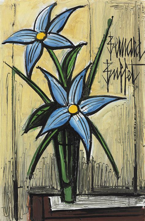Bernard Buffet (1928-1999) , Impatiens bleue | Christie's