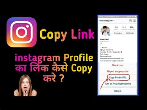 If you did it successfully, the instagram user id would appear with the owner's instagram profile picture next to it. how to Copy instagram Account Link { in hindi } - YouTube