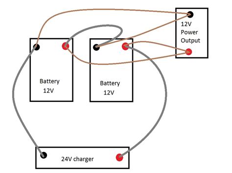 How to set up the above 48v battery charger circuit with buzzer. batteries - Charge at 24v and discharge at 12v for battery ...
