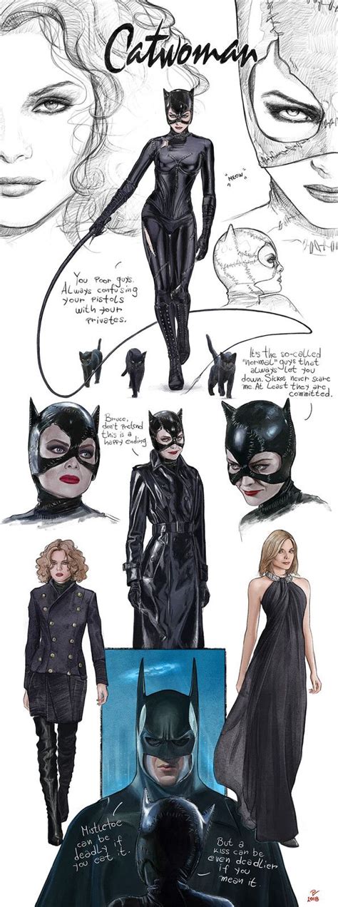 Batman Returns Catwoman Concept Art Fanart Vladislav Pantic On