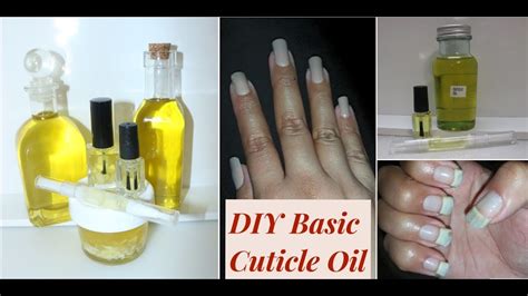 Basic Diy Cuticle Oil Beauty Nail Care Youtube