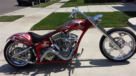 Is the upper back with training. Custom Pro Street Chopper Motorcycles for sale