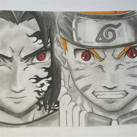 Naruto And Sasuke Art Amino