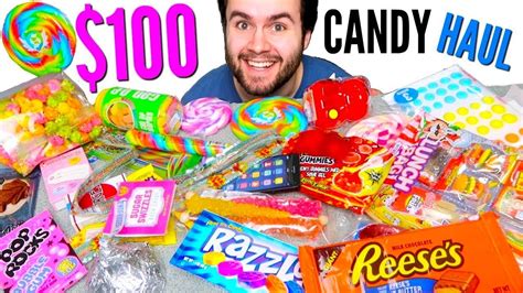 100 Candy Store Haul Youtube