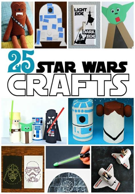 25 Out Of This World Star Wars Crafts For Kids Star Wars Crafts Star