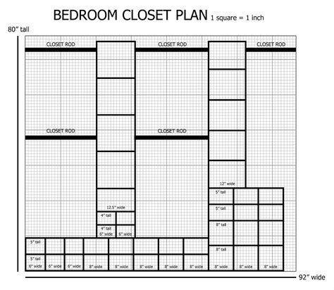 The height will depend on the room they are used in. Closet Plans